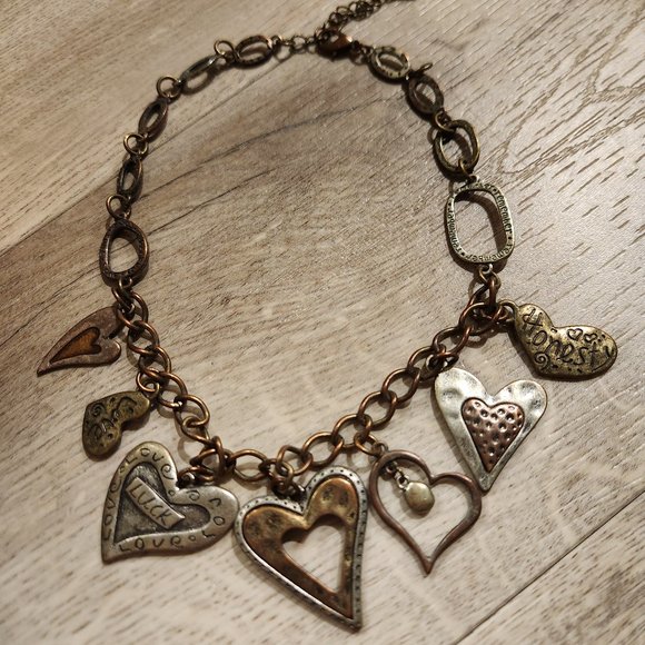 Jewelry - LUCKY 🧡 LOVE 🧡 HONEST ENGRAVED NECKLACE